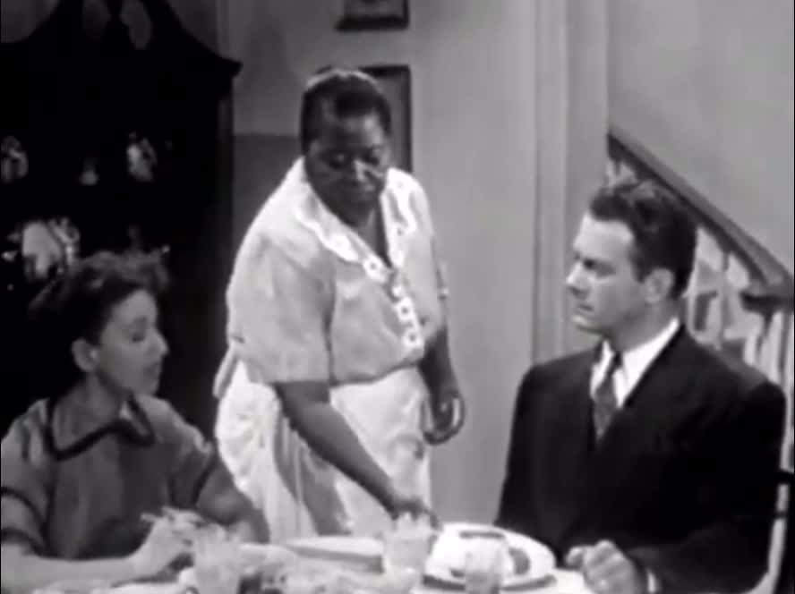 Beulah serves breakfast